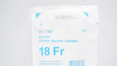 Vyaire T62C AirLife Tri-Flo Suction Cath. 18Fr